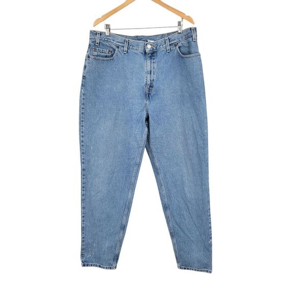 Levi's 550 Vintage Y2K Women's Plus Size 18 Relaxed Fit Tapered Leg Light Wash - Picture 1 of 13